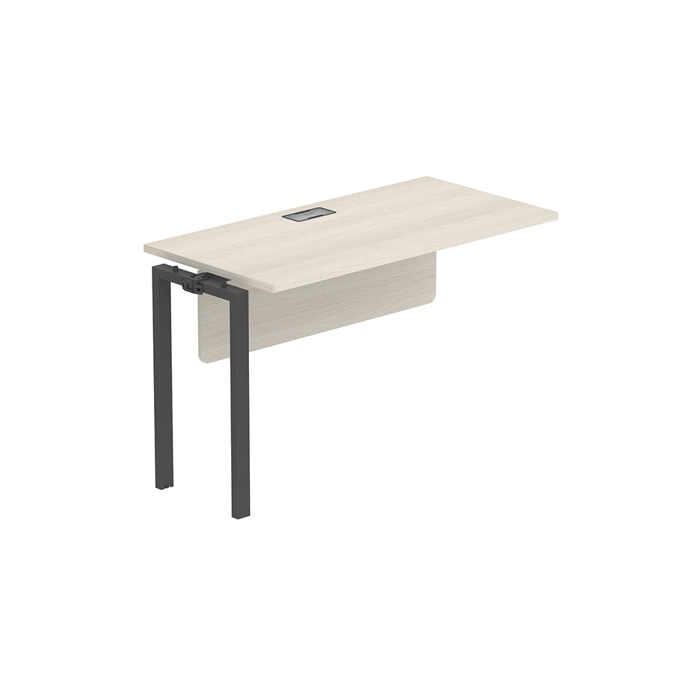 PLATA Desk Extention Meja Kerja Kantor 120x60cm Ash Grey