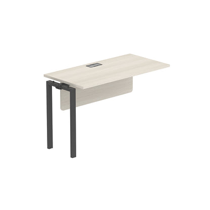 PLATA Desk Extention Meja Kerja Kantor 120x60cm Ash Grey