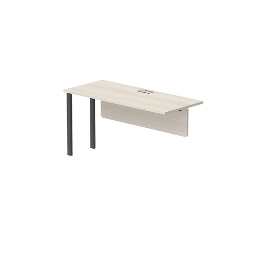 PLATA Desk Extention Meja Kerja Kantor 140x60cm Ash Grey