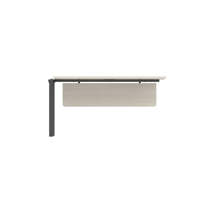 PLATA Desk Extention Meja Kerja Kantor 140x60cm Ash Grey