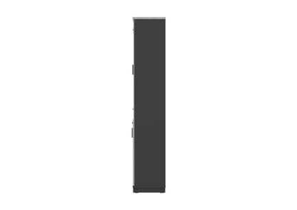 PLATA Full High Cabinet Rak Kantor 80x40x210cm Ash Grey