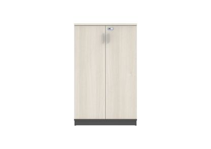 PLATA High Cabinet Rak Kantor 80x40x130cm Ash Grey