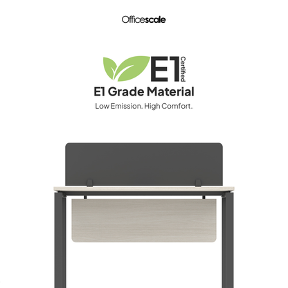 PLATA Manager Desk Meja Kerja Kantor 160x80cm Ash Grey