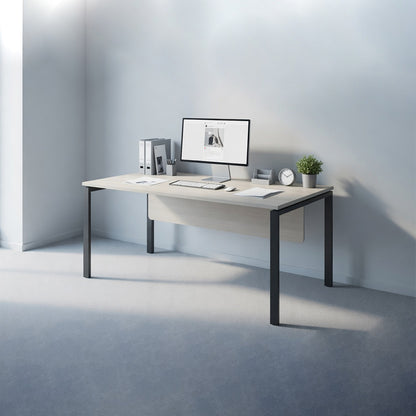 PLATA Manager Desk Meja Kerja Kantor 160x80cm Ash Grey