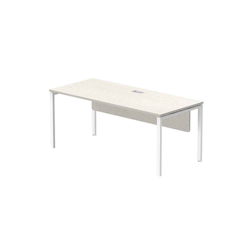 PLATA Manager Desk Meja Kerja Kantor 180x80cm White Ash