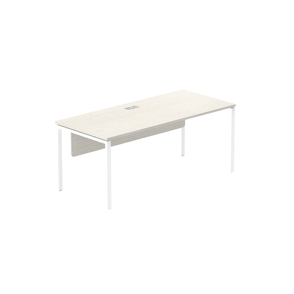 PLATA Manager Desk Meja Kerja Kantor 180x80cm White Ash
