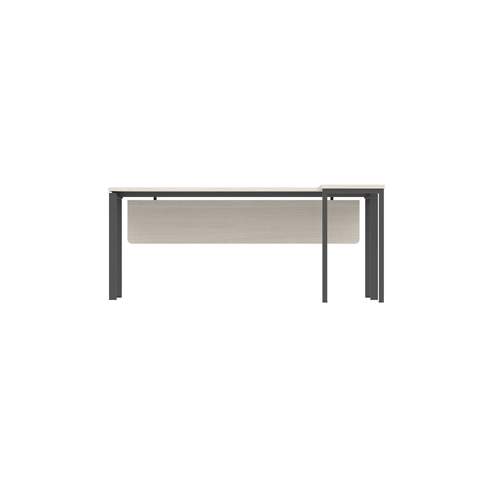 PLATA Meja Kerja Kantor L 180x160cm Ash Grey