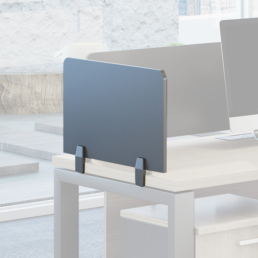 PLATA Middle Screen Partisi Sekat Meja 50x30cm Dark Grey