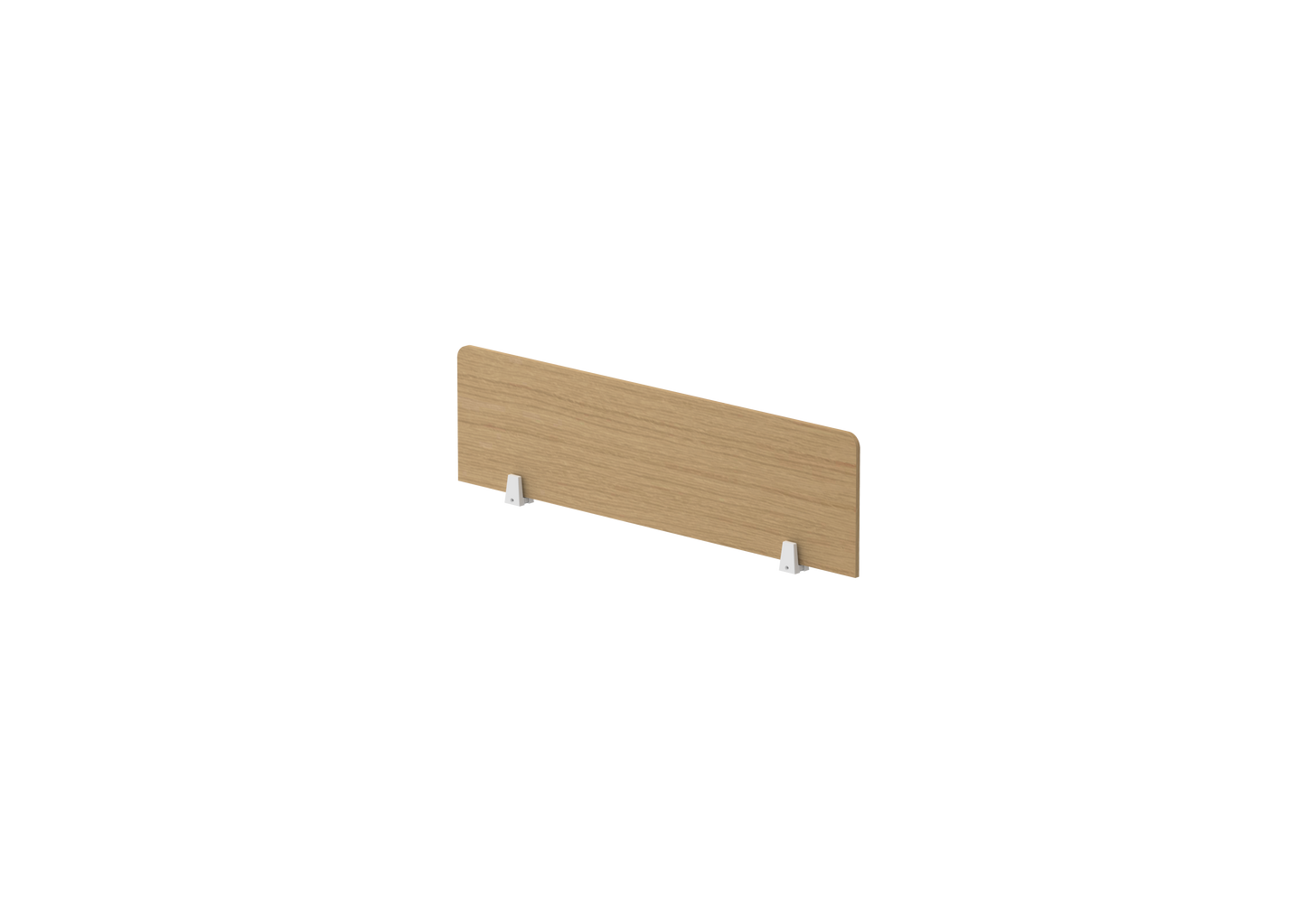 PLATA Middle Screen Partisi Sekat Meja 110x30cm White Pine