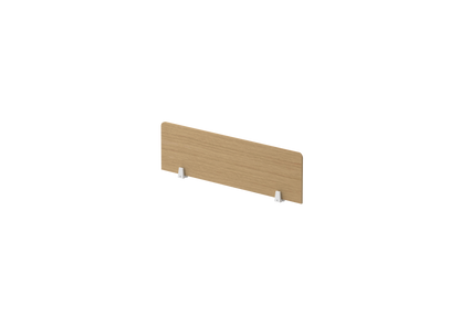 PLATA Middle Screen Partisi Sekat Meja 110x30cm White Pine