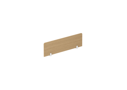 PLATA Middle Screen Partisi Sekat Meja 110x30cm White Pine