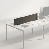 PLATA Middle Screen Partisi Sekat Meja 130x30cm Dark Grey