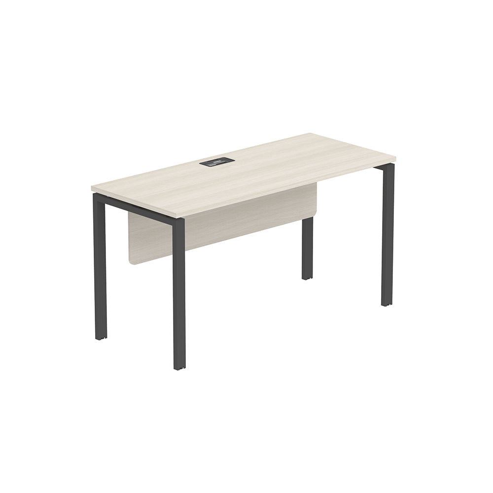 PLATA Office Desk Meja Kerja Kantor 140x60cm Ash Grey