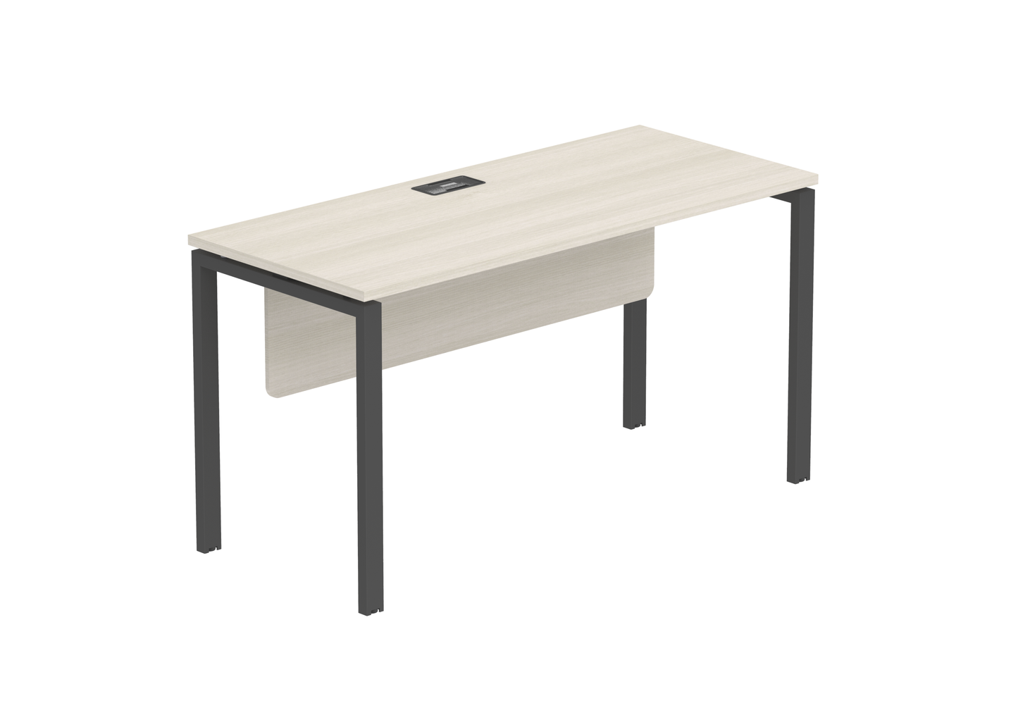 PLATA Office Desk Meja Kerja Kantor 140x60cm Ash Grey