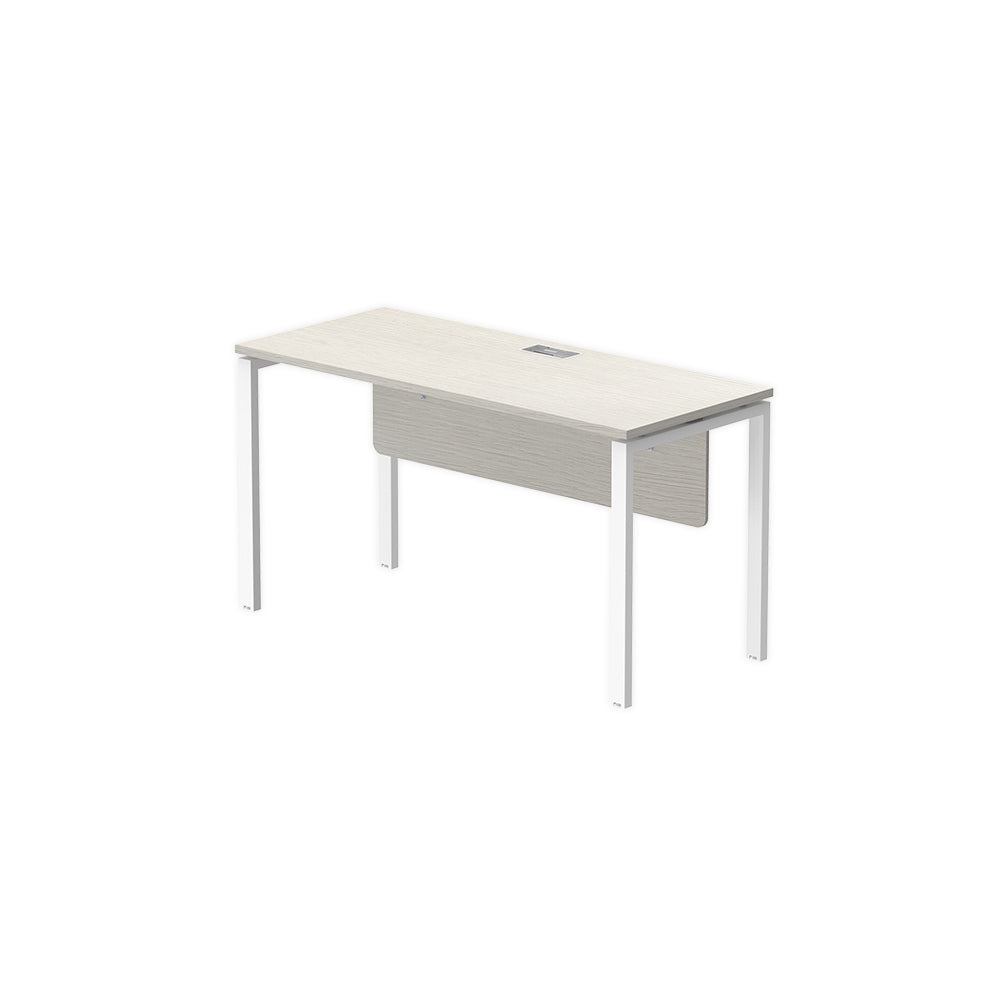 PLATA Office Desk Meja Kerja Kantor 140x60cm White Ash