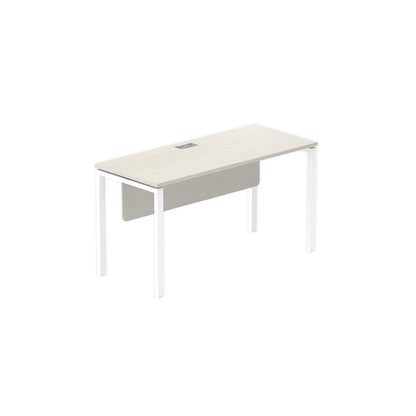 PLATA Office Desk Meja Kerja Kantor 140x60cm White Ash