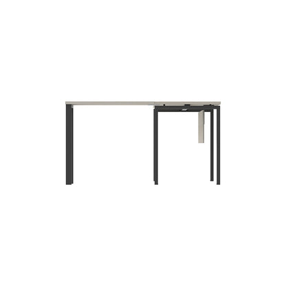 PLATA Meja Kerja Kantor L140x140cm Ash Grey