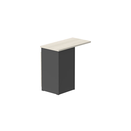 PLATA Return Drawer Laci L Samping 80x40cm Ash Grey