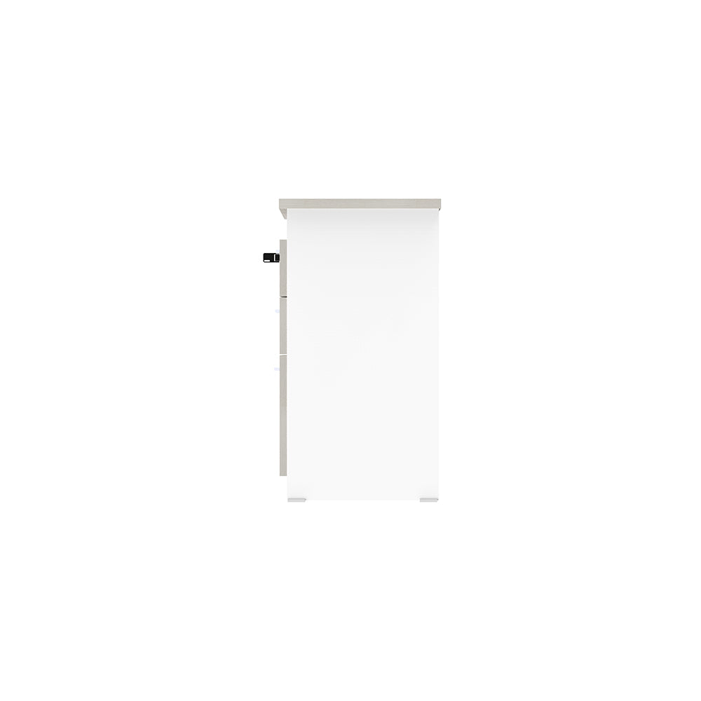 PLATA Return Drawer 80x40cm White Ash
