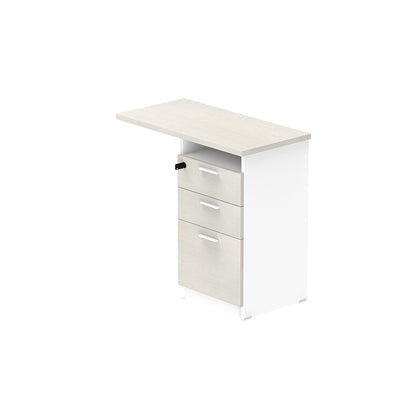 PLATA Return Drawer 80x40cm White Ash