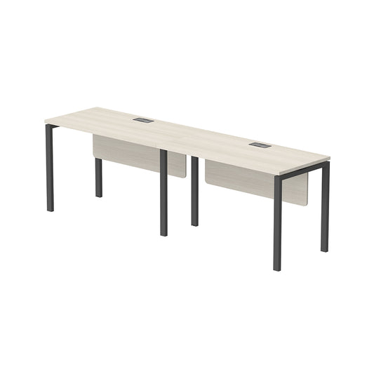 PLATA Office Desk Meja Kerja Satu Sisi 2 Orang 240x60cm