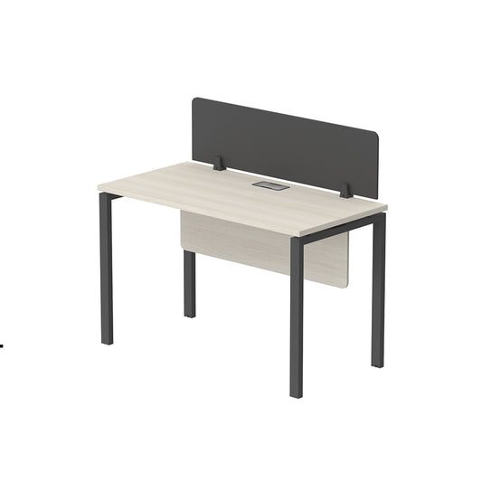 PLATA Workstation Meja Kerja Kantor 120x60cm Ash Grey