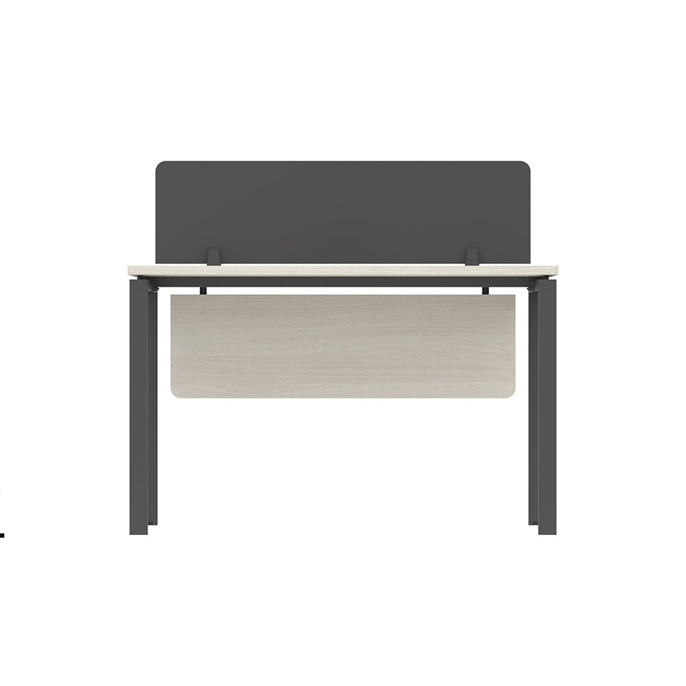 PLATA Workstation Meja Kerja Kantor 120x60cm Ash Grey