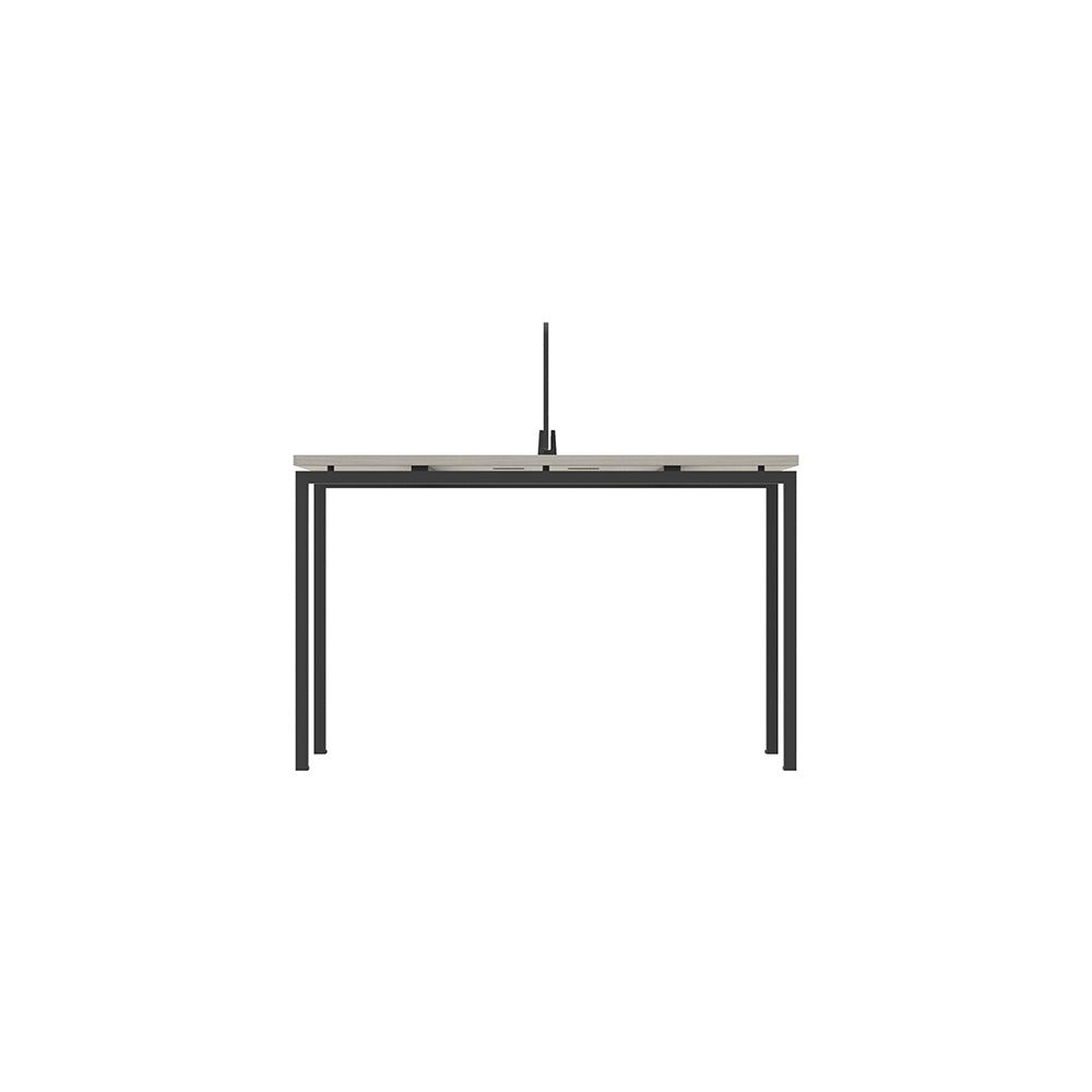 PLATA Workstation Meja Kerja Kantor 120x120cm Ash Grey