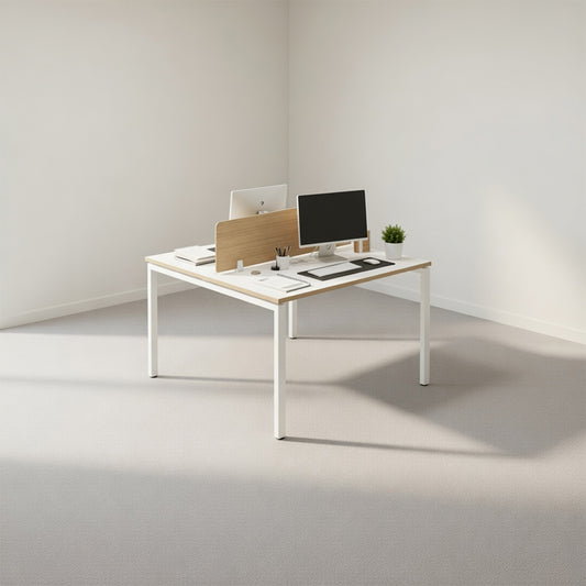PLATA Workstation Main 120x120cm White Pine