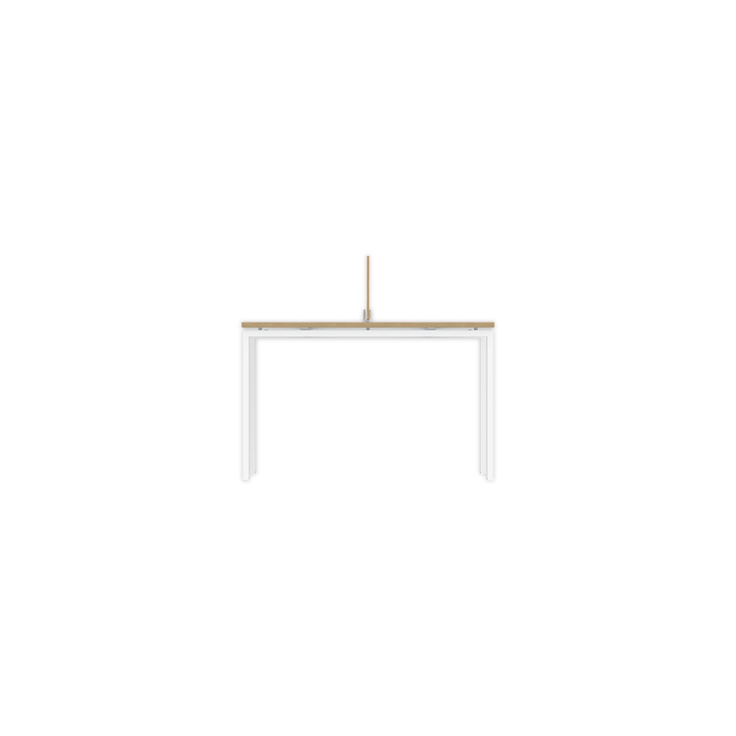 PLATA Workstation Main 120x120cm White Pine