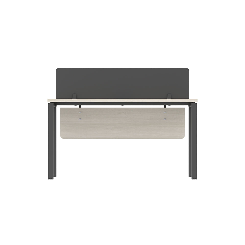 PLATA Workstation Meja Kerja Kantor 140x60cm Ash Grey