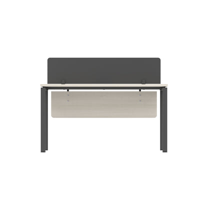 PLATA Workstation Meja Kerja Kantor 140x60cm Ash Grey