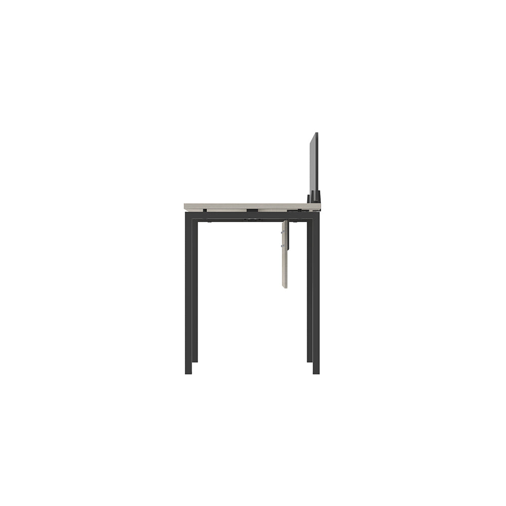 PLATA Workstation Meja Kerja Kantor 140x60cm Ash Grey