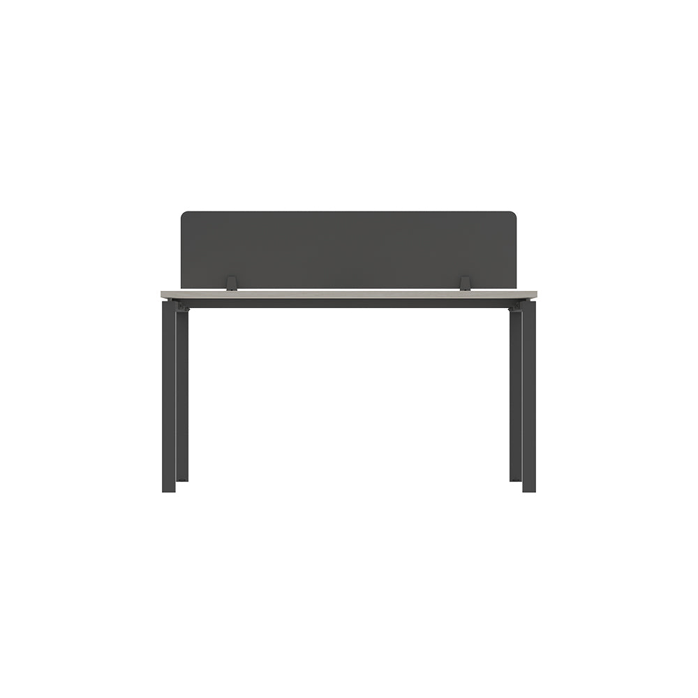 PLATA Workstation Meja Kerja Kantor 140x120cm Ash Grey