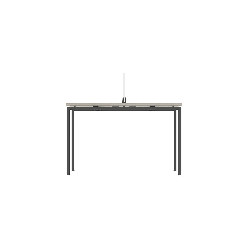 PLATA Workstation Meja Kerja Kantor 140x120cm Ash Grey