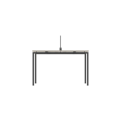 PLATA Workstation Meja Kerja Kantor 140x120cm Ash Grey