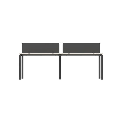 PLATA Workstation Meja Kerja Dua Sisi Berhadapan 4 Orang 240x120cm Ash Grey