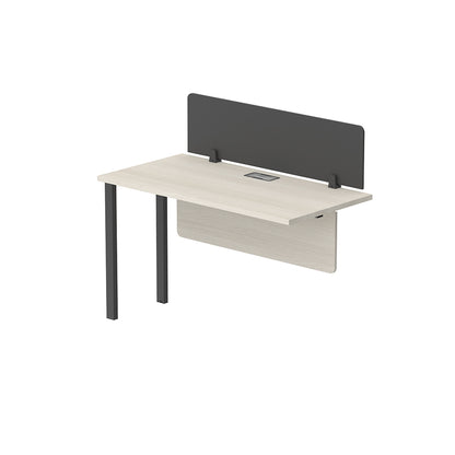 PLATA Workstation Extention Meja Kerja Kantor 120x60cm Ash Grey