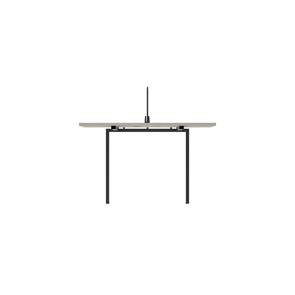 PLATA Workstation Extention Meja Kerja Kantor 120x120cm Ash Grey