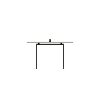 PLATA Workstation Extention Meja Kerja Kantor 120x120cm Ash Grey