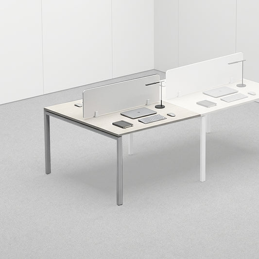PLATA Workstation Extention 120x120cm White Ash