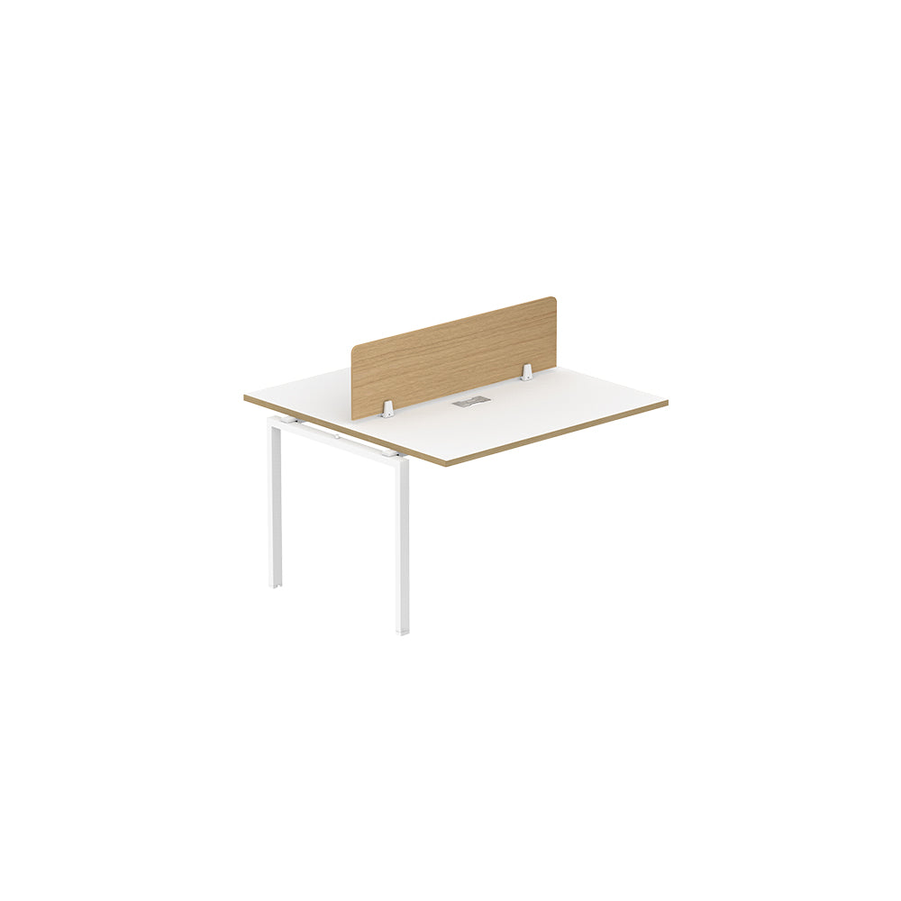 PLATA Workstation Extention 120x120cm White Pine