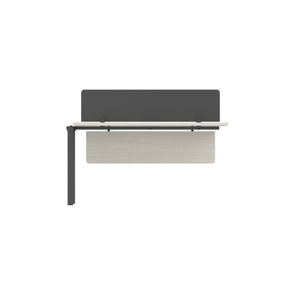 PLATA Workstation Extention Meja Kerja Kantor 140x60cm Ash Grey