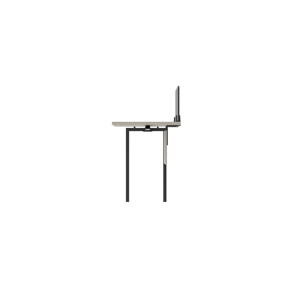 PLATA Workstation Extention Meja Kerja Kantor 140x60cm Ash Grey