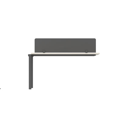 PLATA Workstation Extention Meja Kerja Kantor 140x120cm Ash Grey