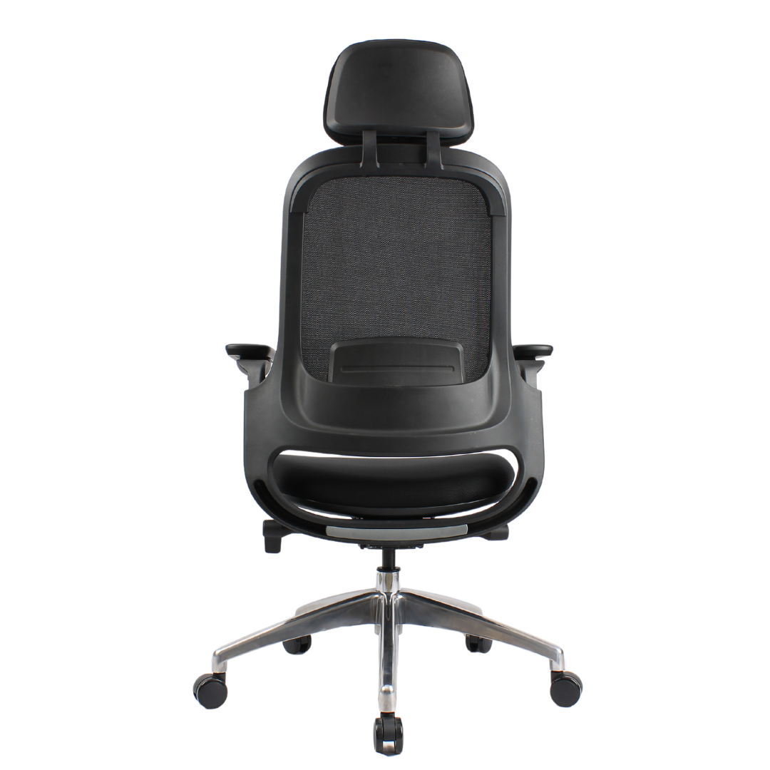 SENNA High Back Black Grey Office Chair Kursi Kantor Ergonomis