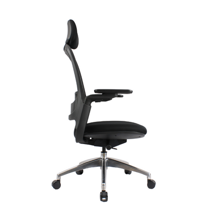 SENNA High Back Black Grey Office Chair Kursi Kantor Ergonomis