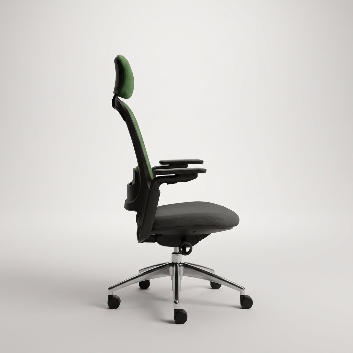SENNA High Back Grey Green Office Chair Kursi Kantor Ergonomis