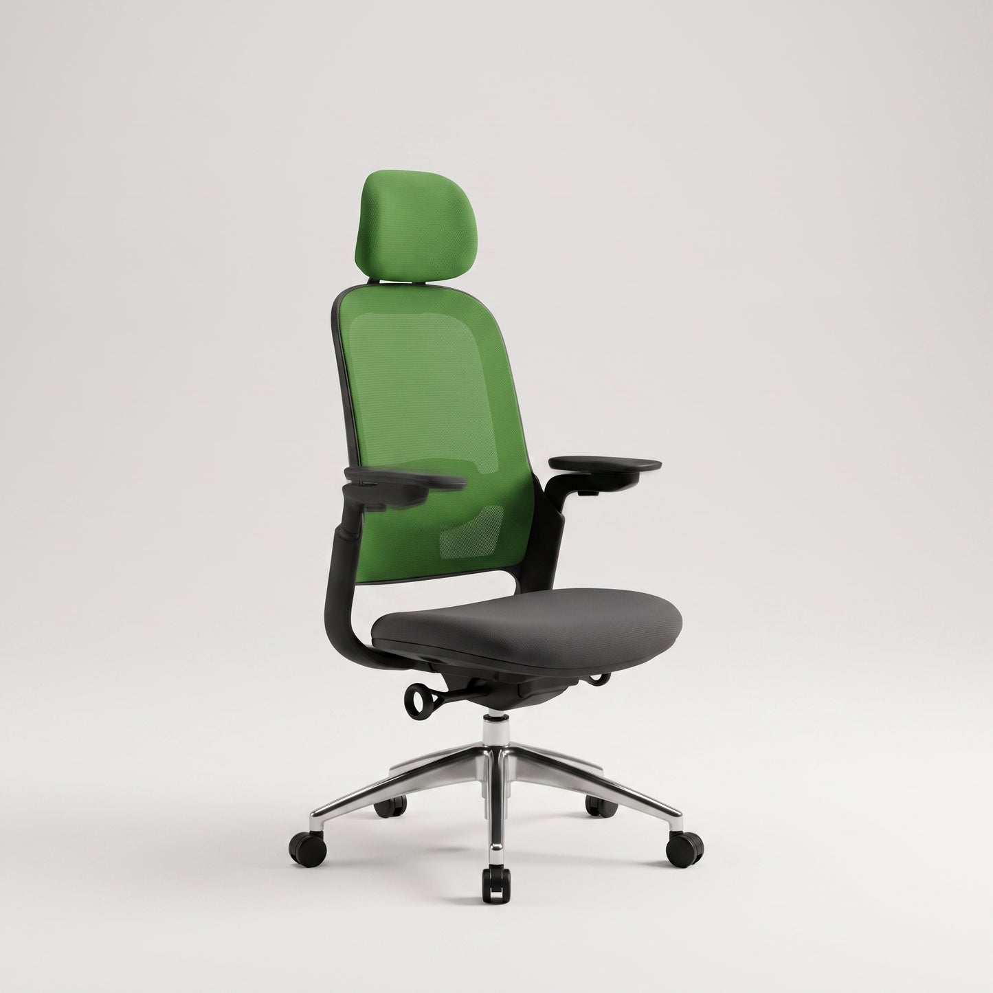 SENNA High Back Grey Green Office Chair Kursi Kantor Ergonomis