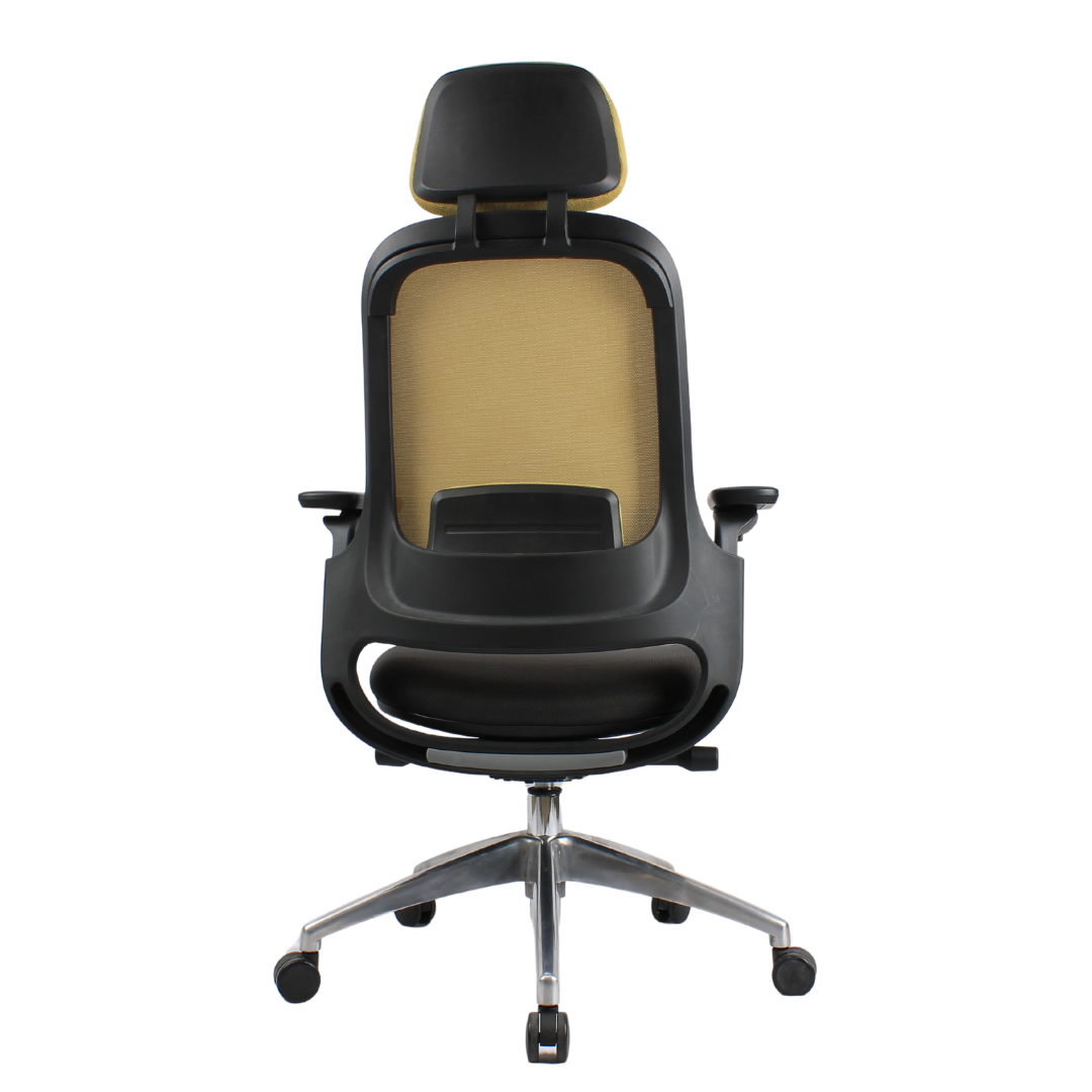 SENNA High Back Grey Olive Office Chair Kursi Kantor Ergonomis